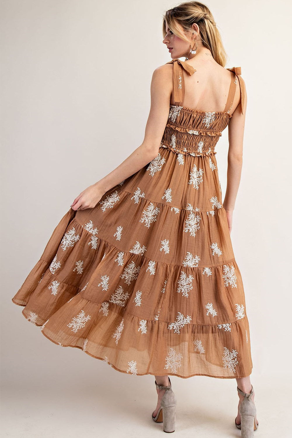 Delilah Embroidered Maxi Dress