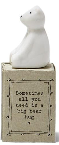 Sweet Sentiment Matchbox Porcelain Animal