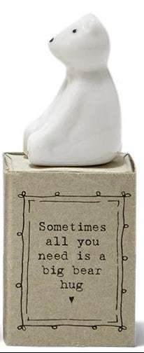 Sweet Sentiment Matchbox Porcelain Animal