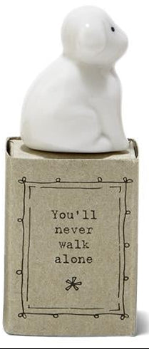 Sweet Sentiment Matchbox Porcelain Animal