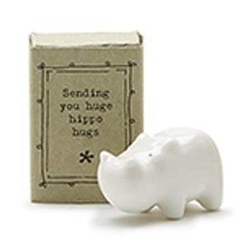 Lovely Animal Porcelain Matchbox Sculpture