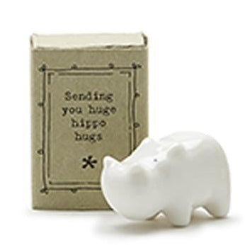 Lovely Animal Porcelain Matchbox Sculpture