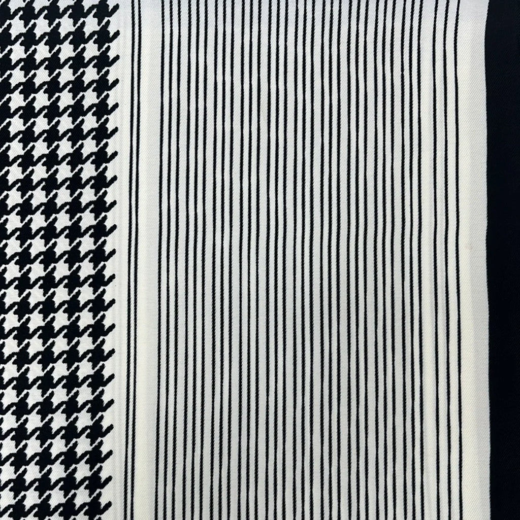 Monochrome Stripe Scarf