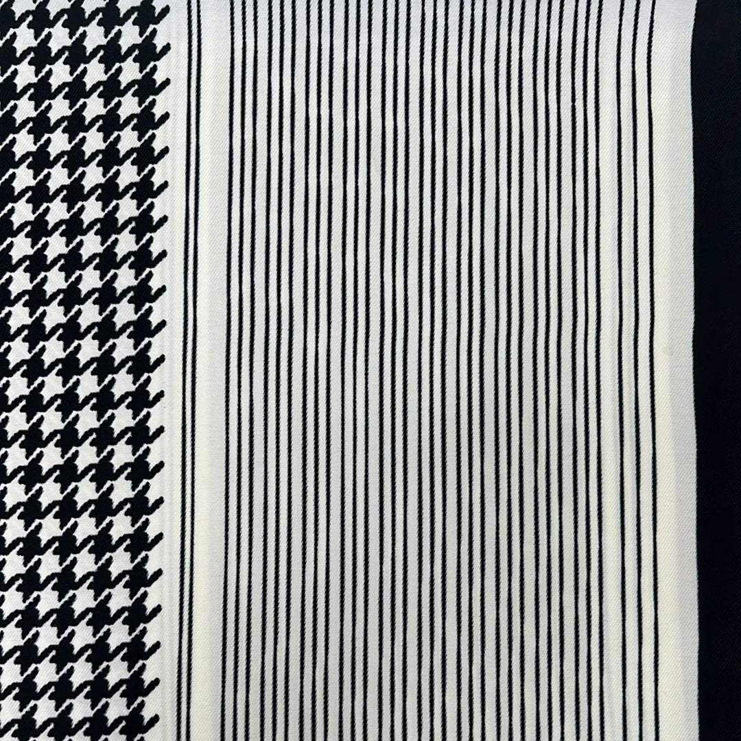 Monochrome Stripe Scarf