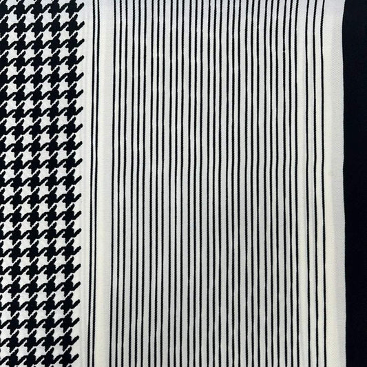 Monochrome Stripe Scarf