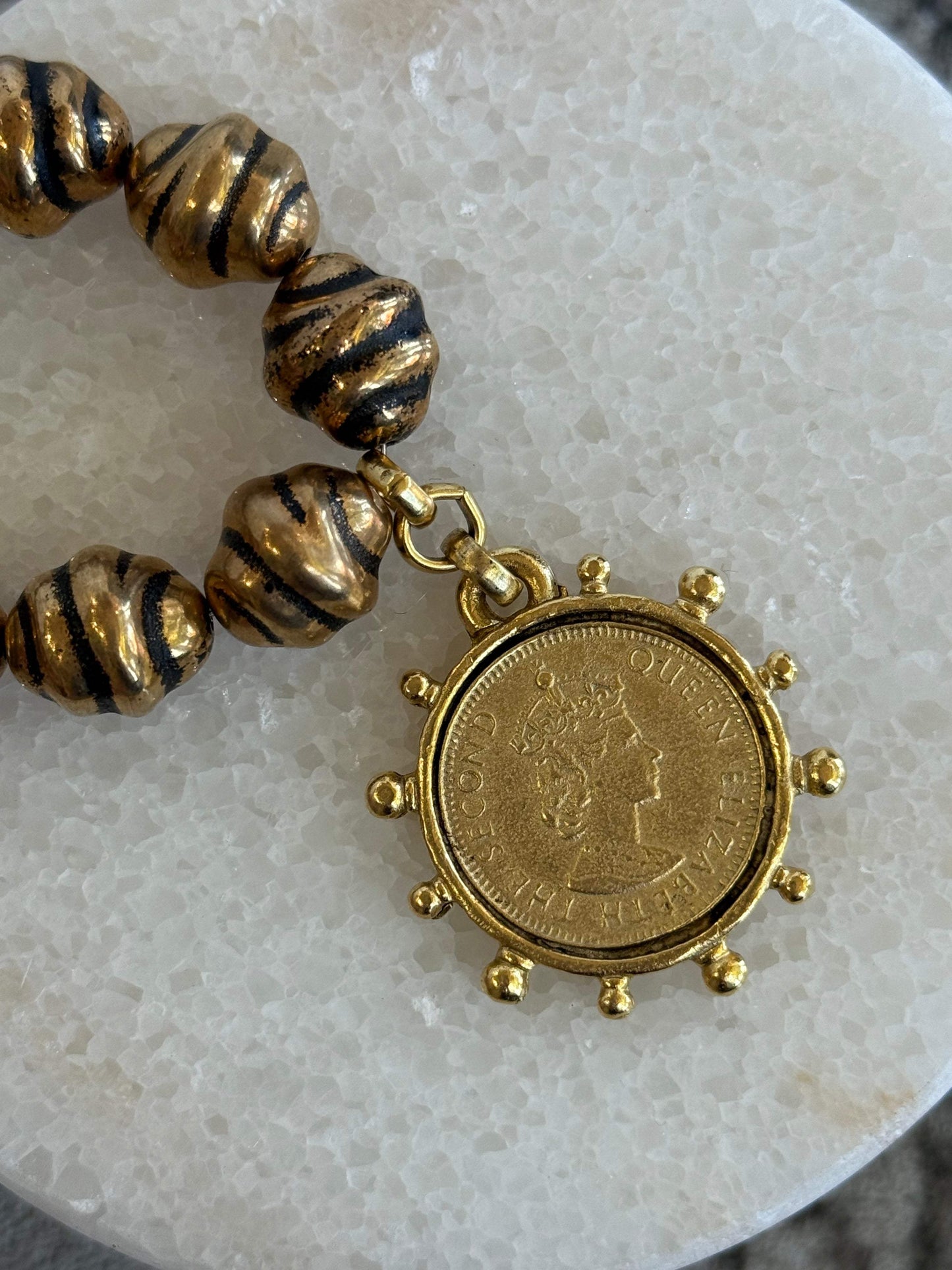 Old World Vintage Coin Necklace