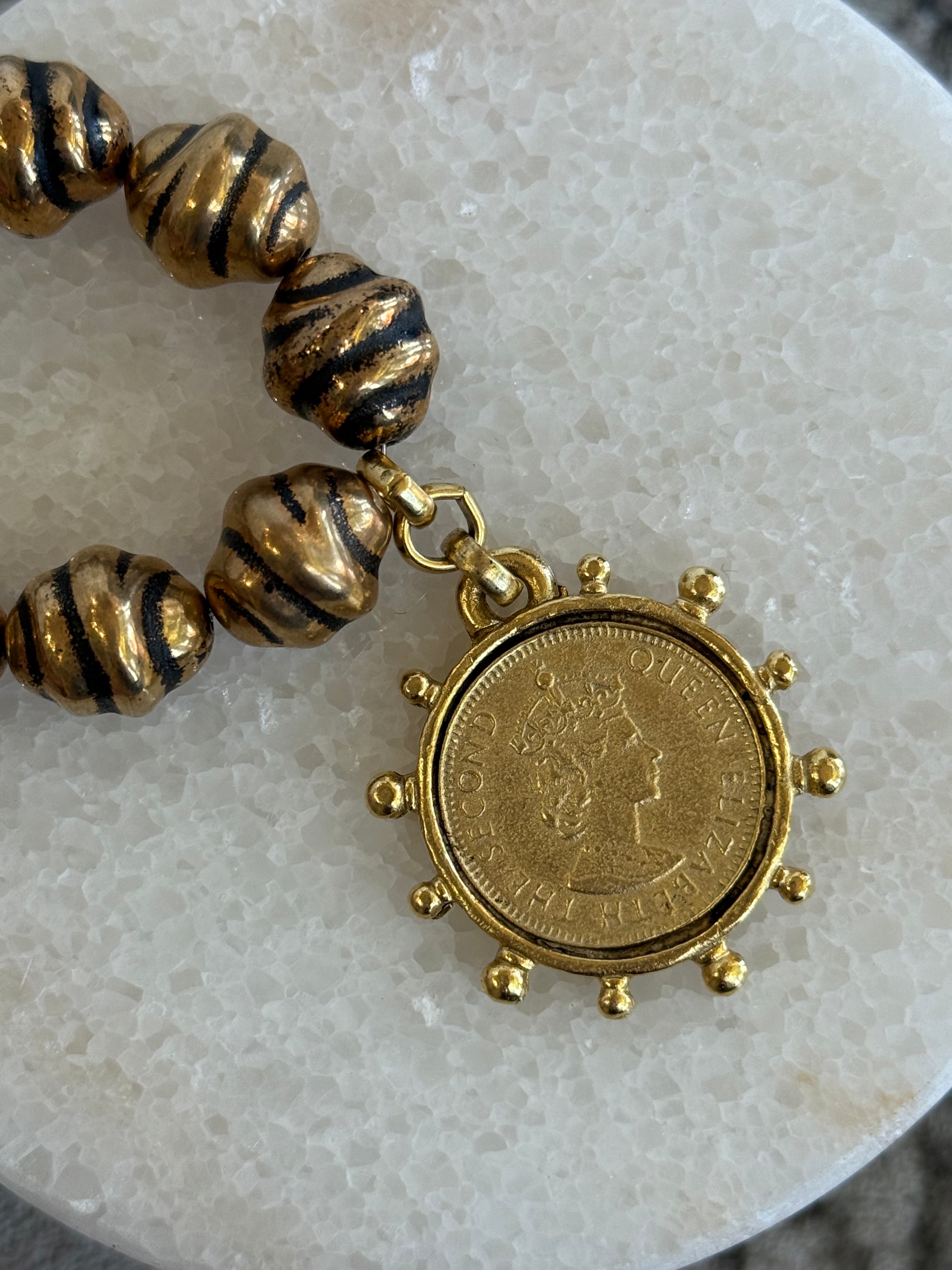 Old World Vintage Coin Necklace