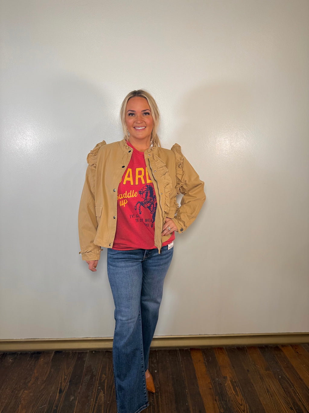 'Darlin Saddle Up' Graphic Sweatshirt