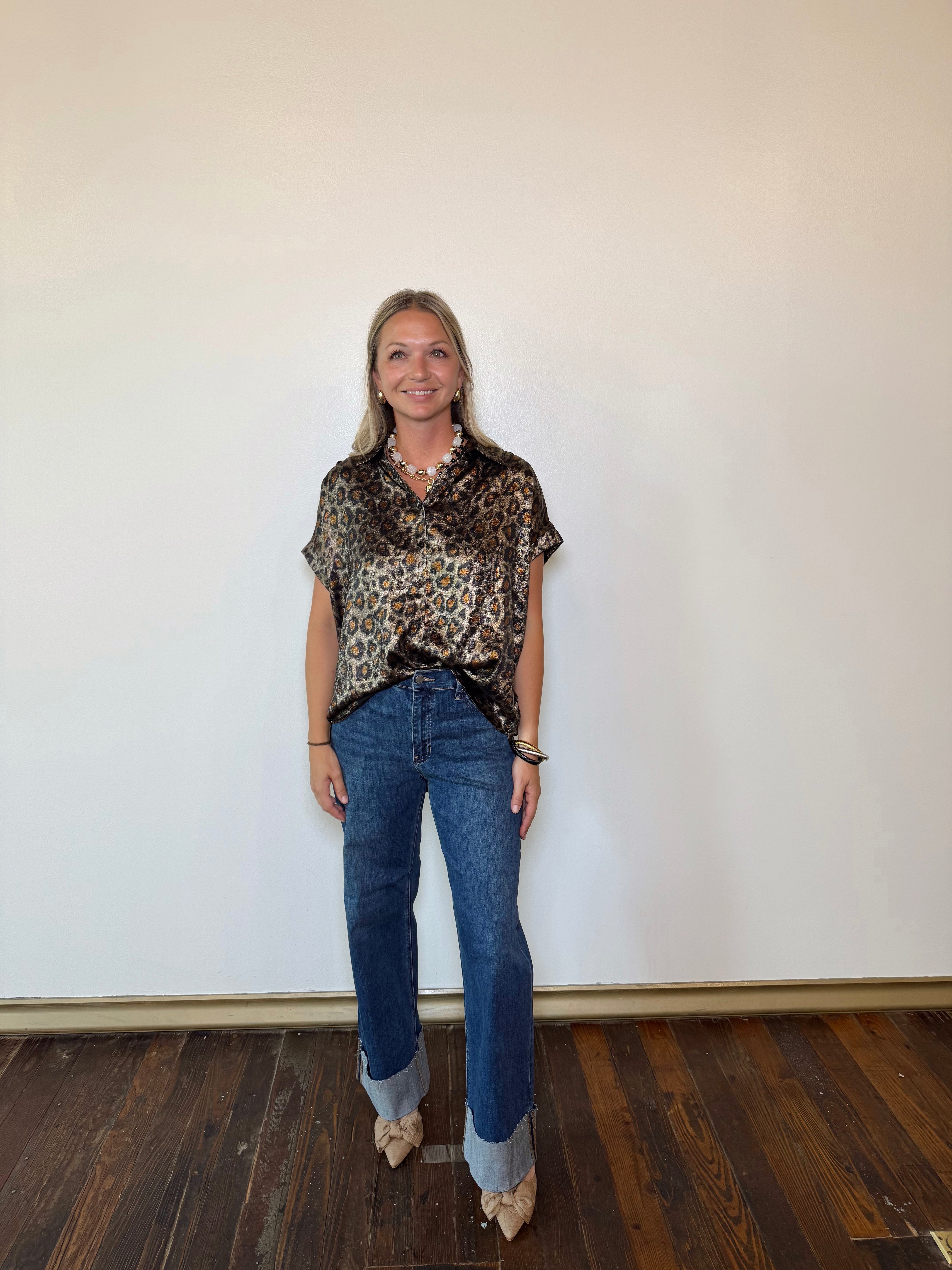 In The Jungle Leopard Blouse