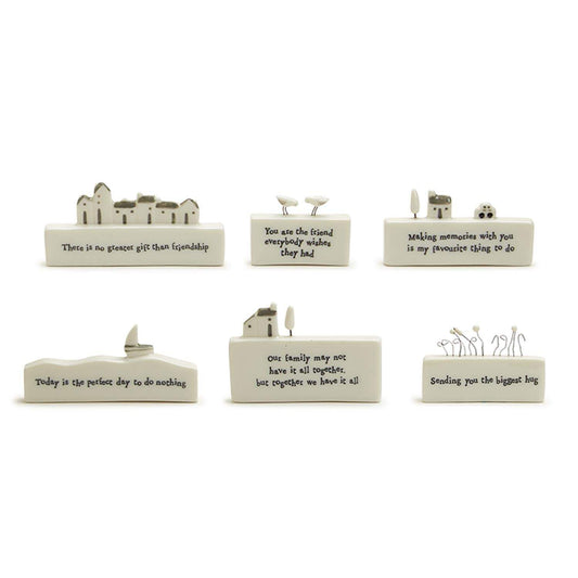 June's Heartfelt Words Decorative Block