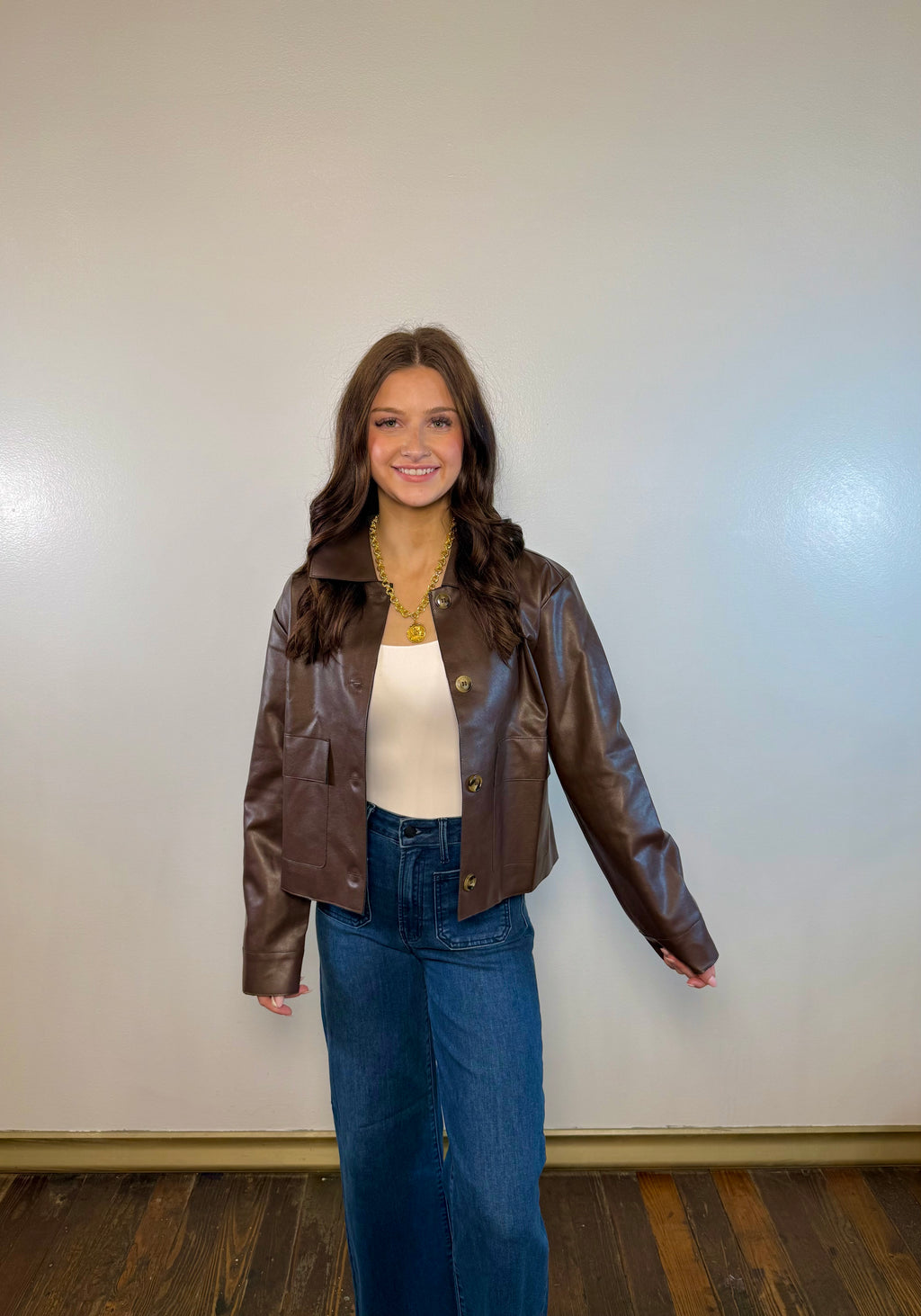 Mulled Spice Leather Jacket