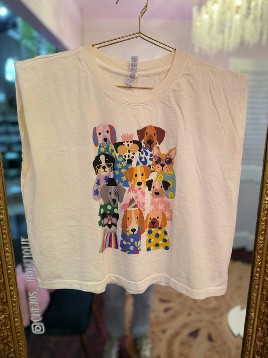 Dog Collage Tank | PLUS SIZE AVAILABLE