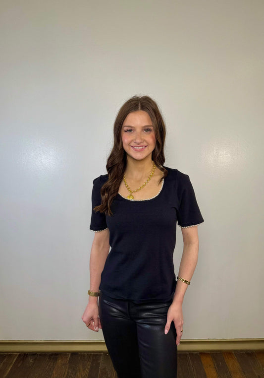 Lulu Pearl Knit Top