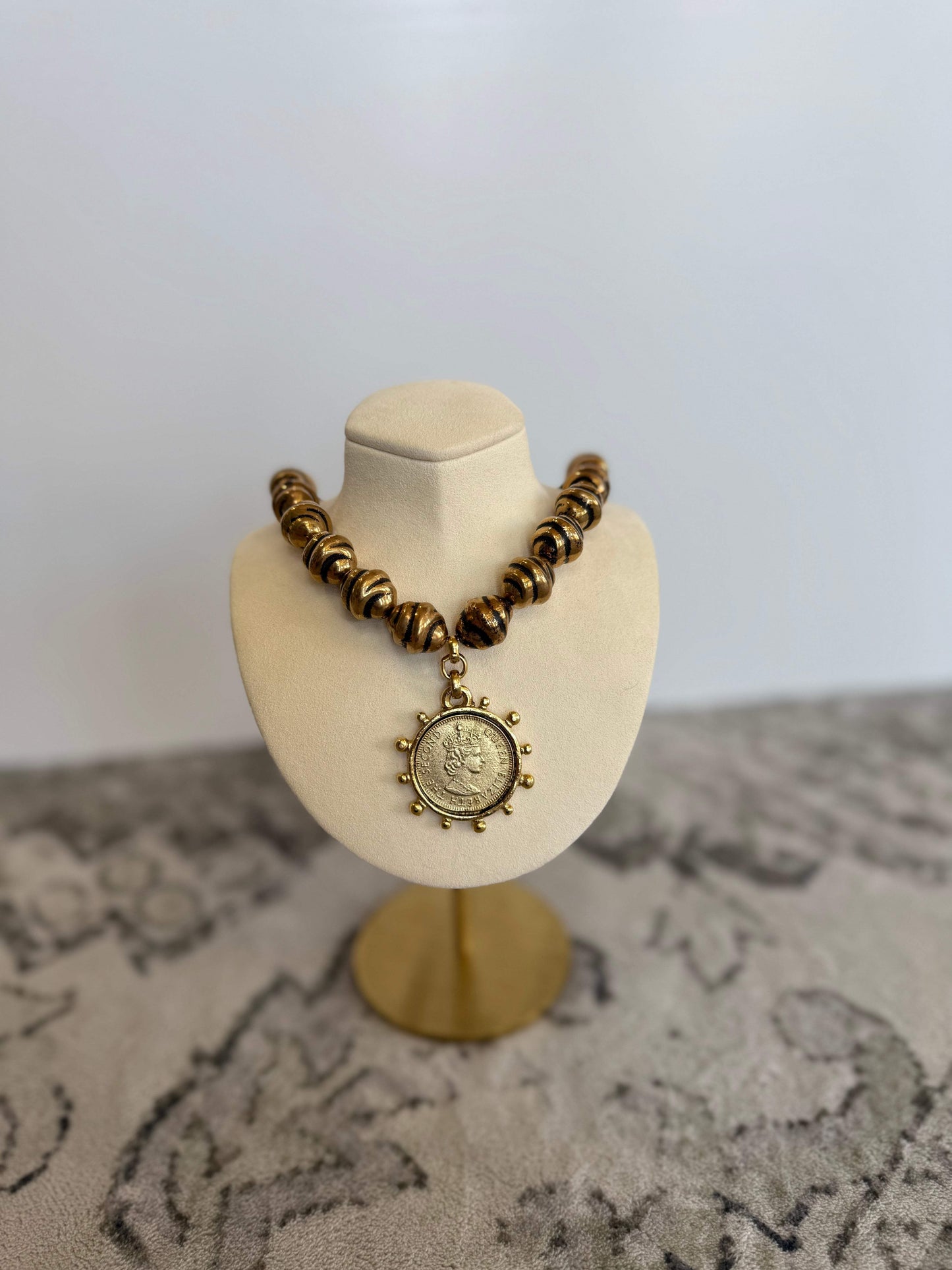 Old World Vintage Coin Necklace
