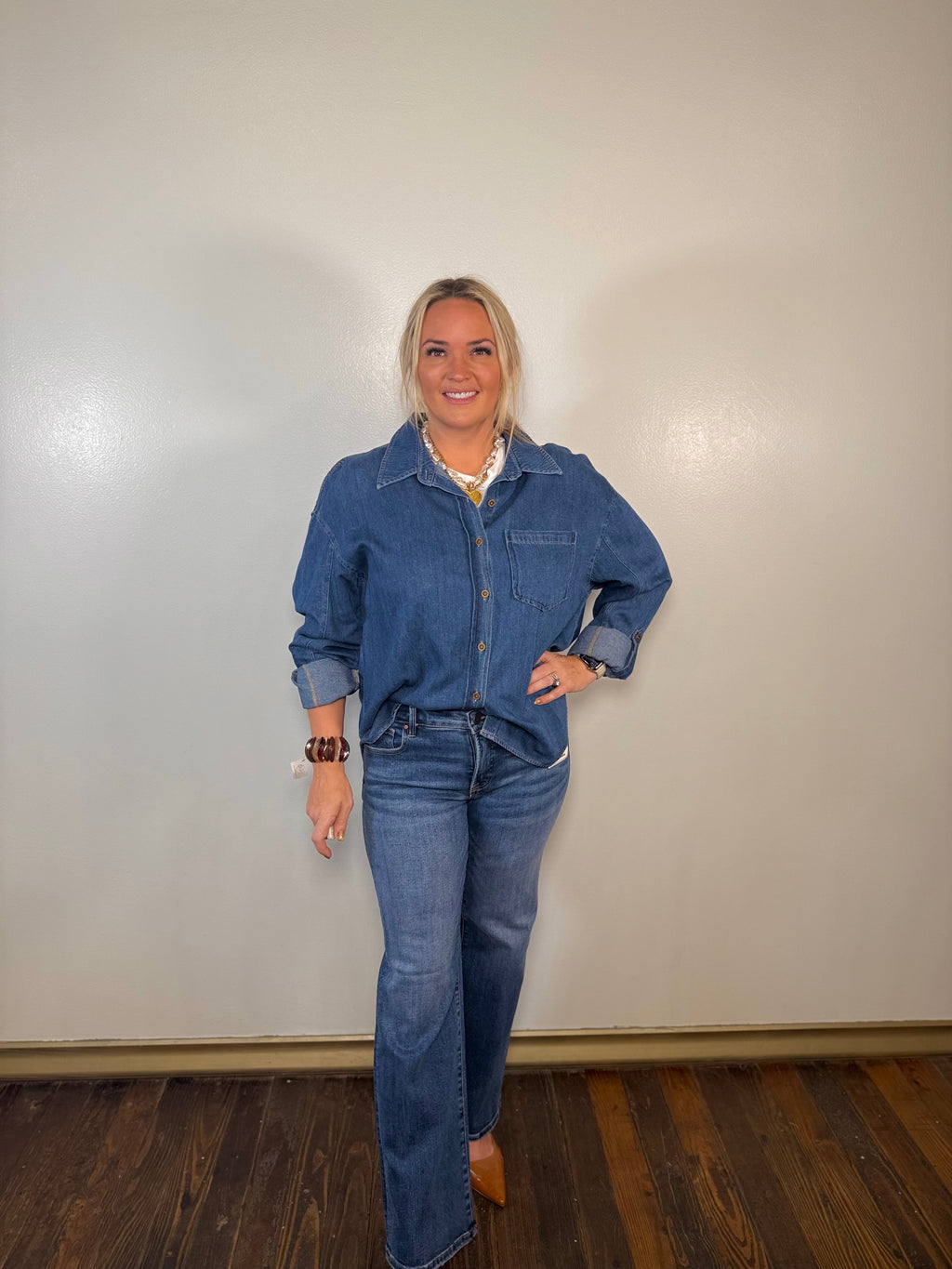 Leighton L/S Patch Pocket Button Down | Kut from the Kloth