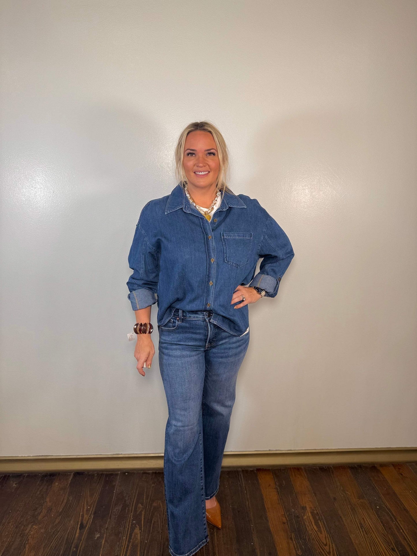 Leighton L/S Patch Pocket Button Down | Kut from the Kloth