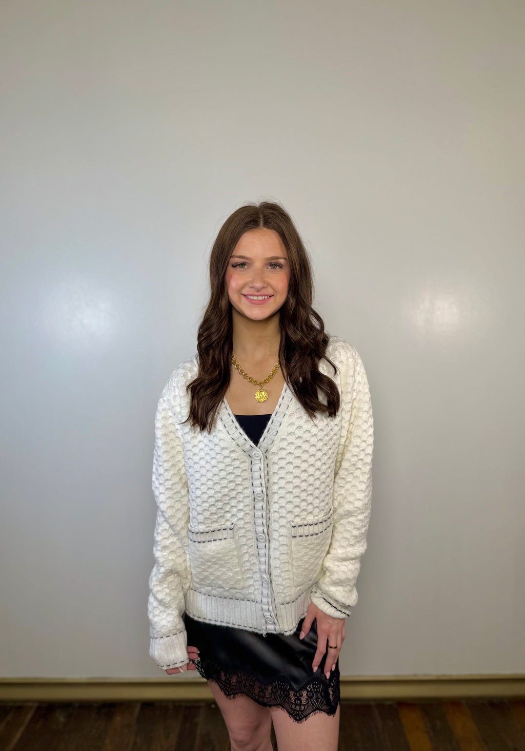 Cozy Grove Contrast Cardigan