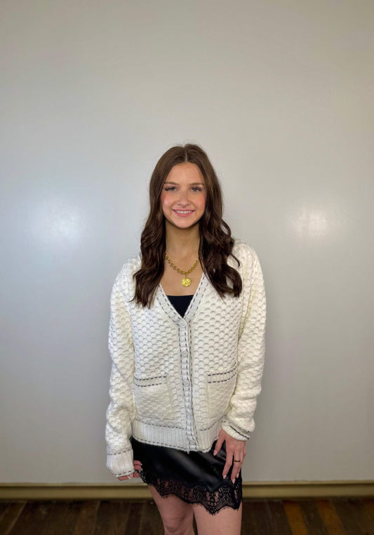 Cozy Grove Contrast Cardigan