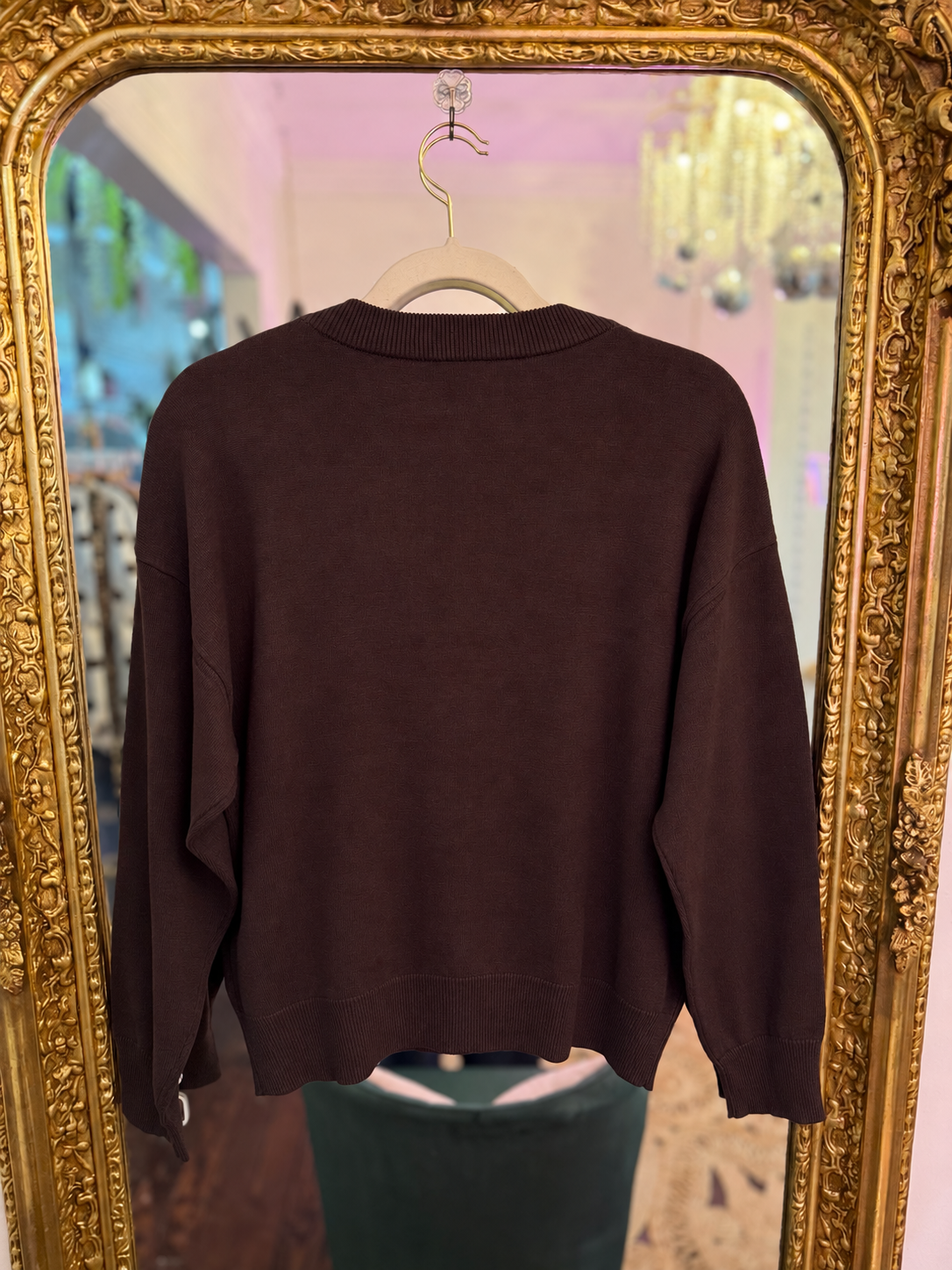 Golden Retriever Graphic Oversized Sweater