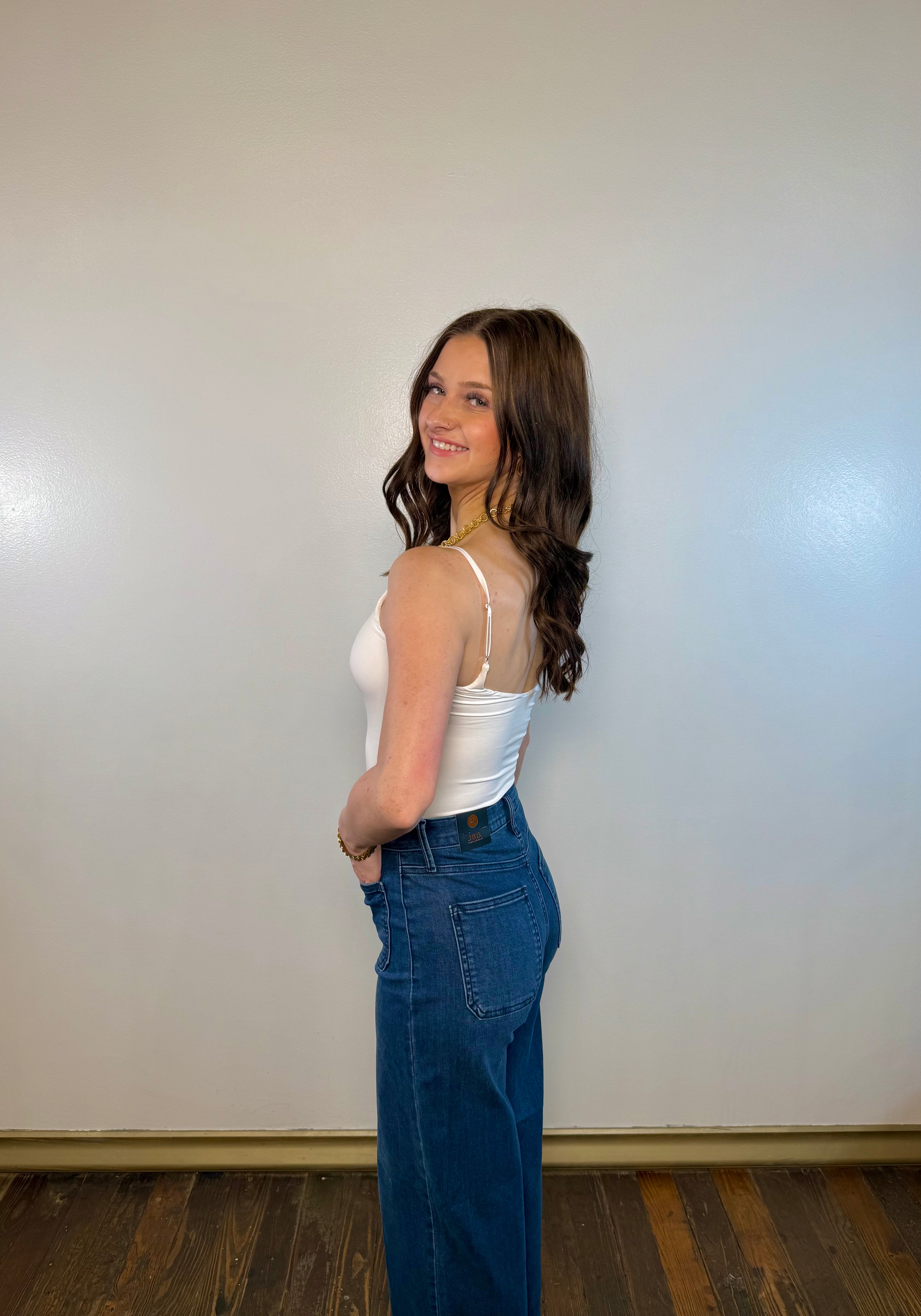 Driftcut Mini Patch Pocket Wide Leg Jeans