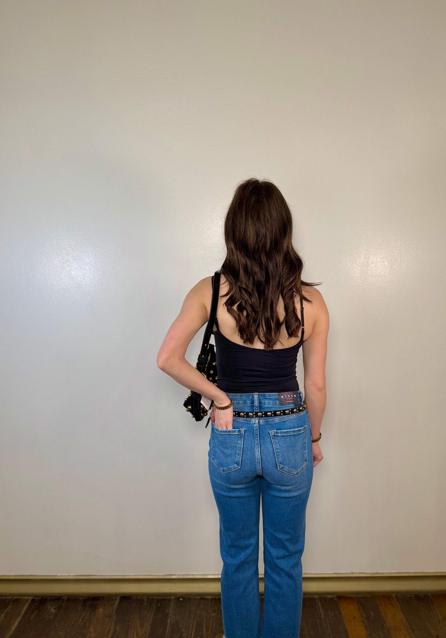High Rise Boyfriend Fit Ankle Jeans | Risen Jeans | PLUS SIZE AVAILABLE