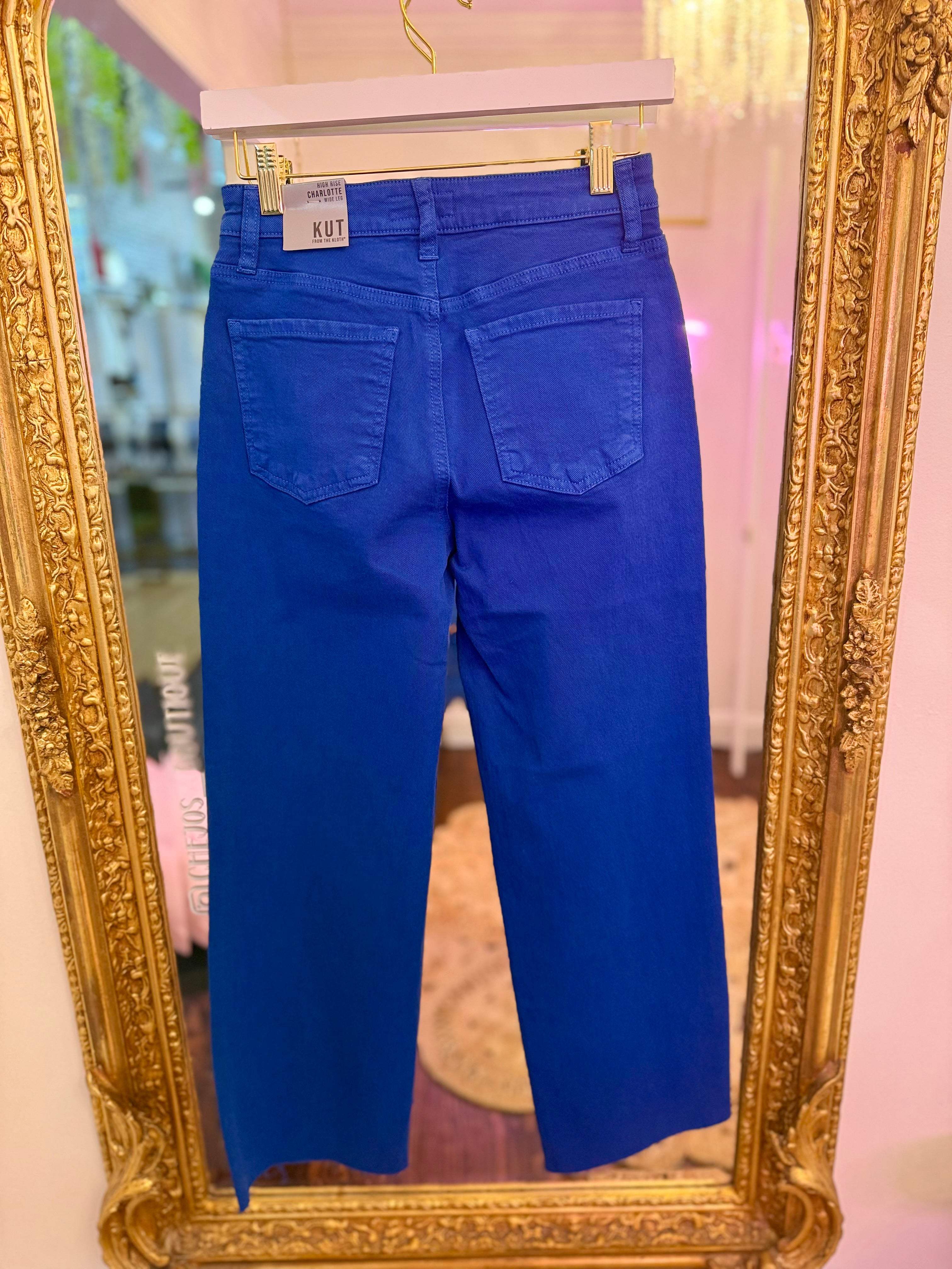 The Charlotte High Rise Wide Leg Jeans
