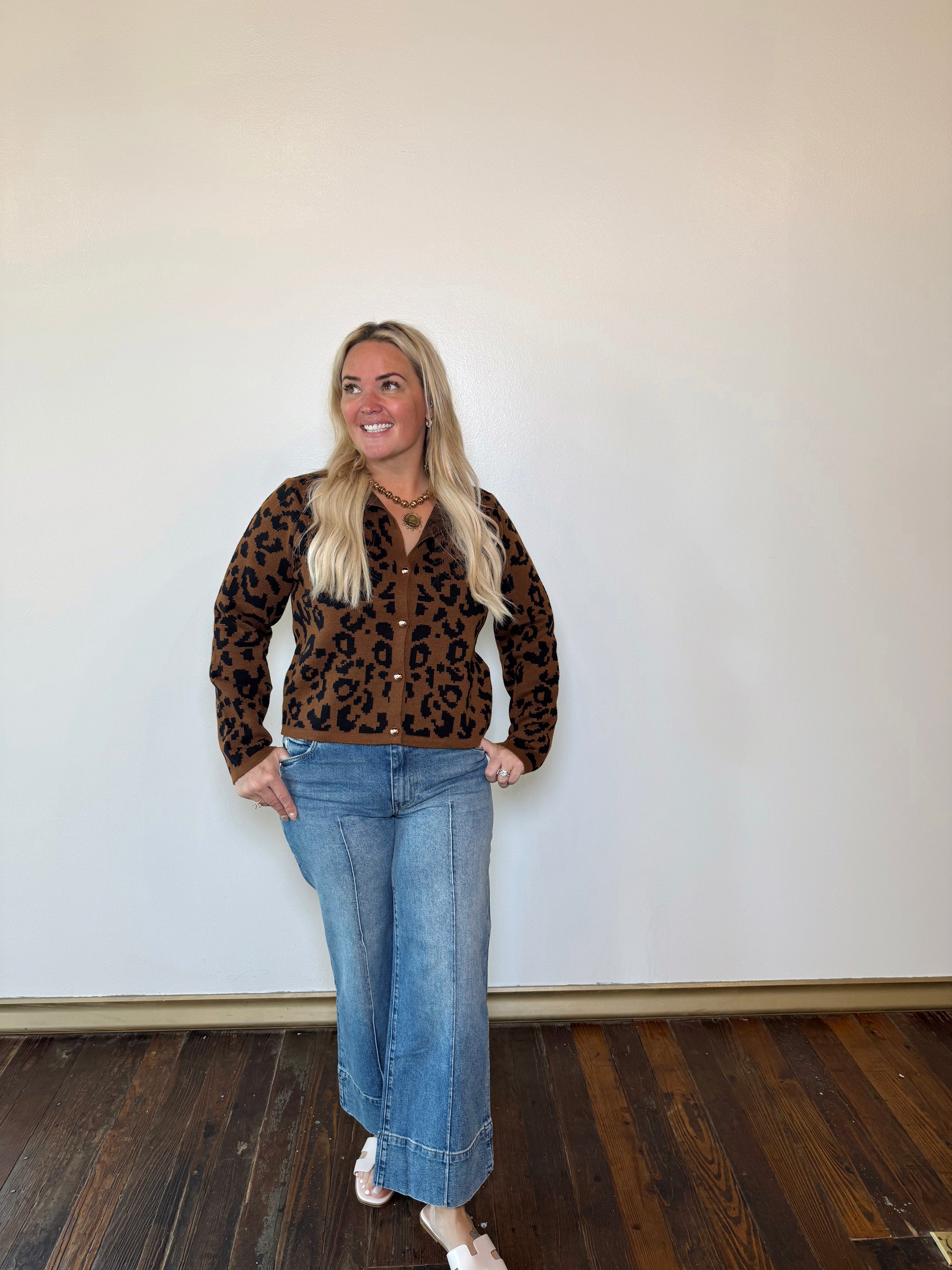 Lume Leopard Cardigan