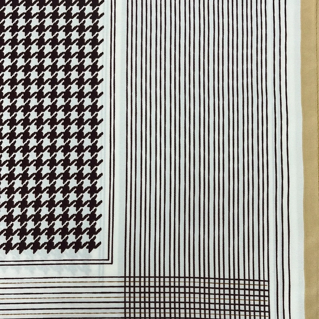 Monochrome Stripe Scarf