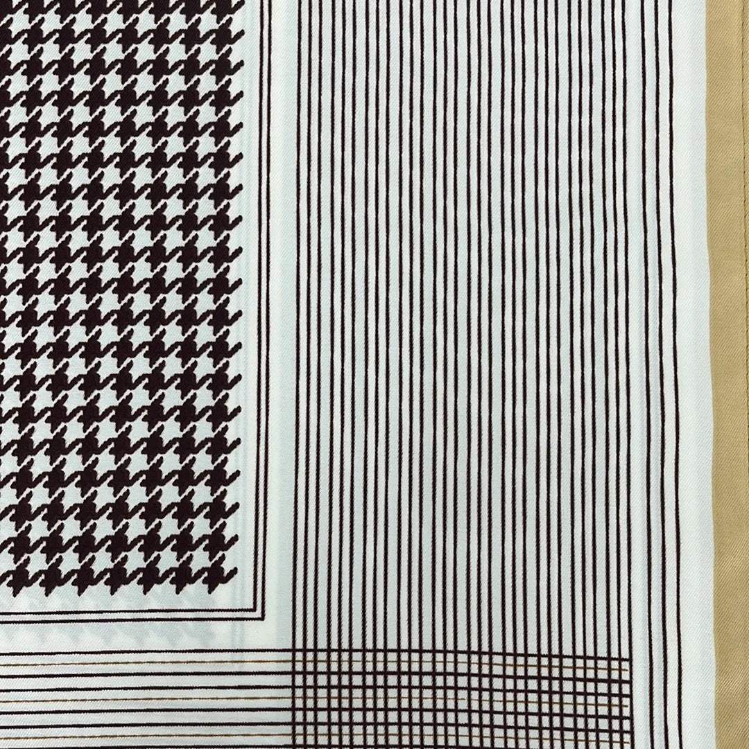 Monochrome Stripe Scarf