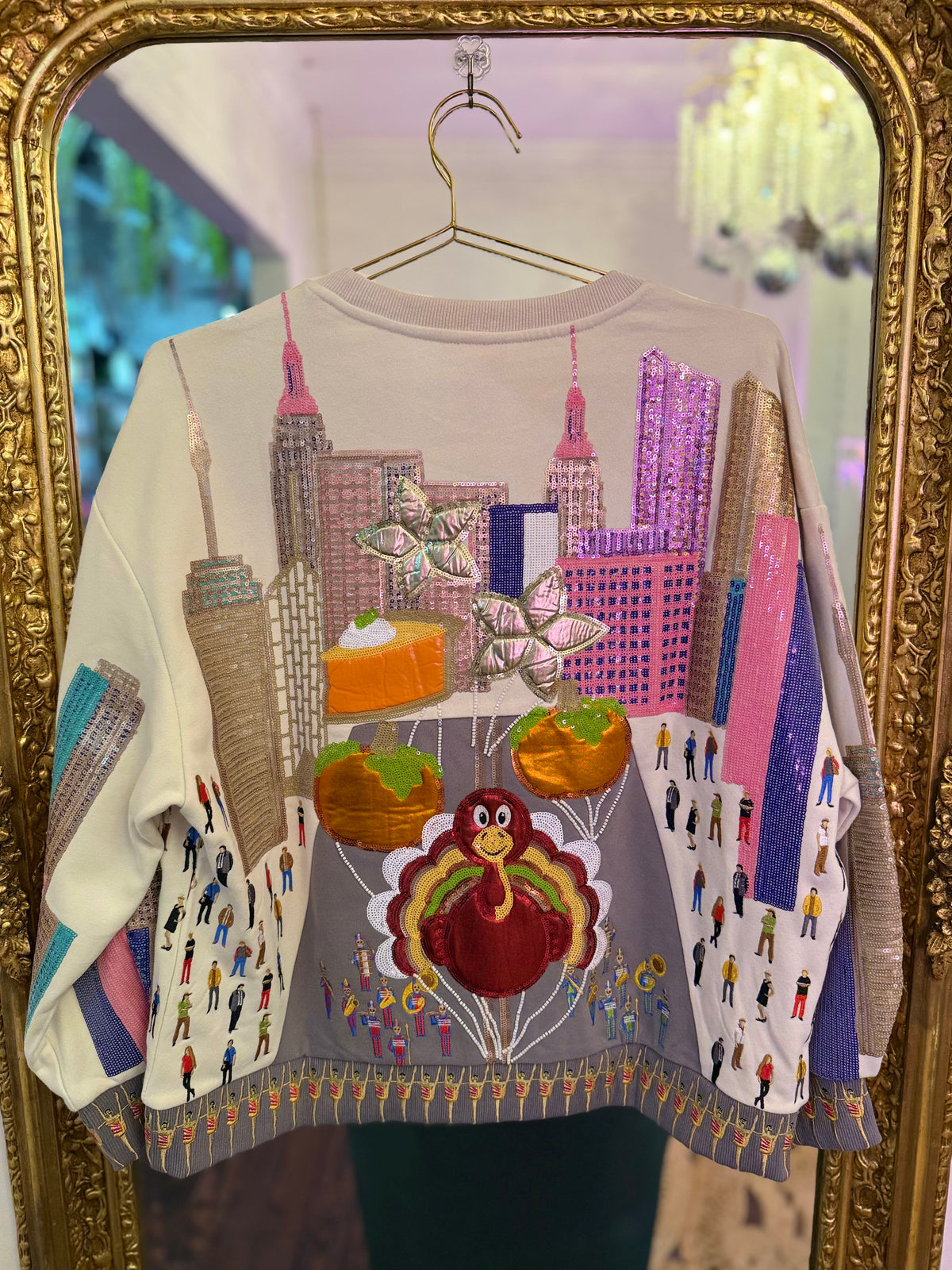 Multi Thanksgiving Day Parade Sweatshirt | Queen of Sparkles
