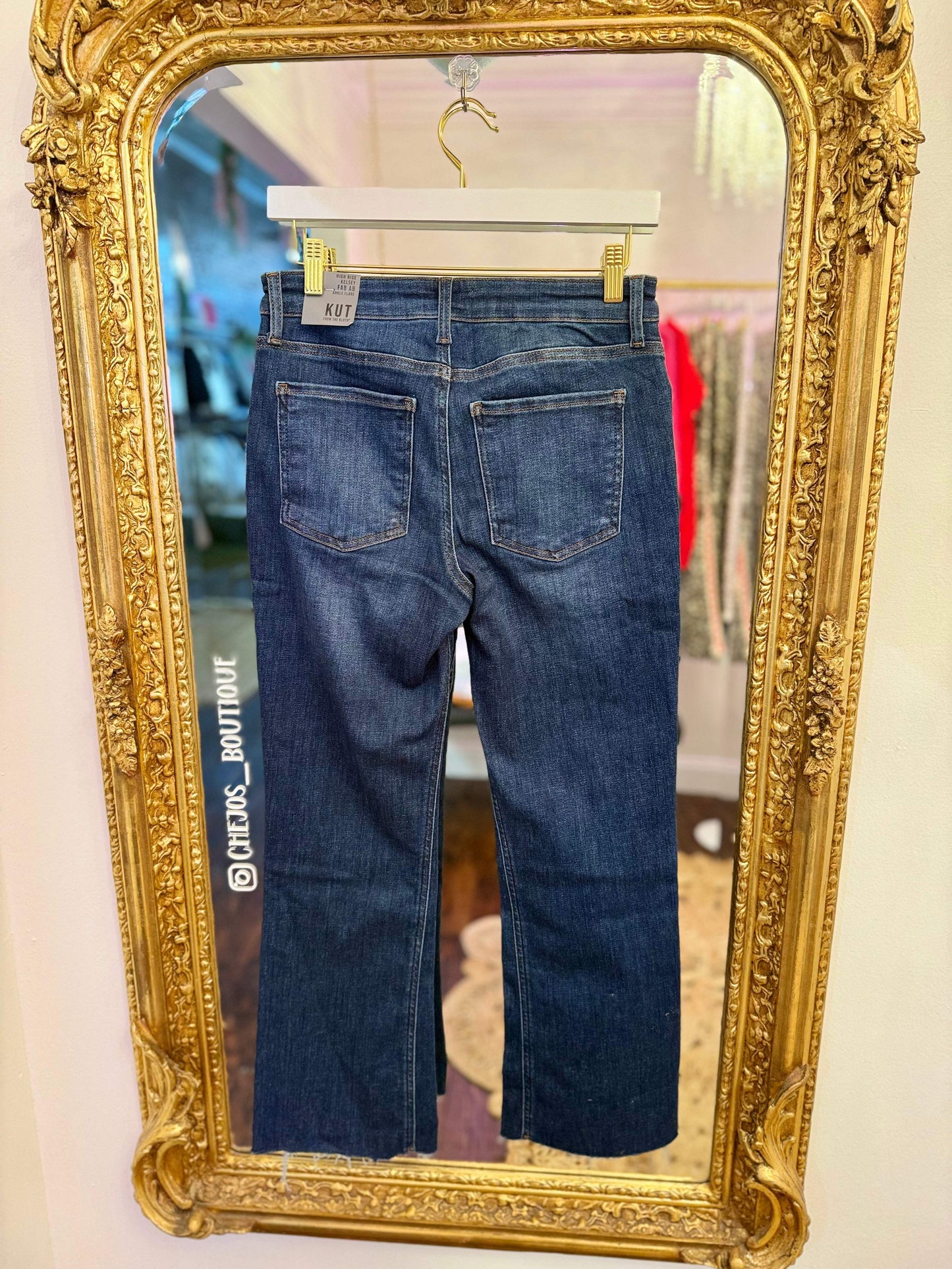 Kelsey High Rise Ankle Flare Jeans | Kut from the Kloth | PLUS SIZE AVAILABLE