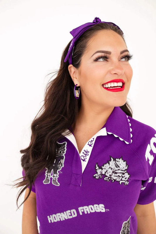 TCU Logo Patch Dress | Brianna Cannon | PLUS SIZE AVAILABLE