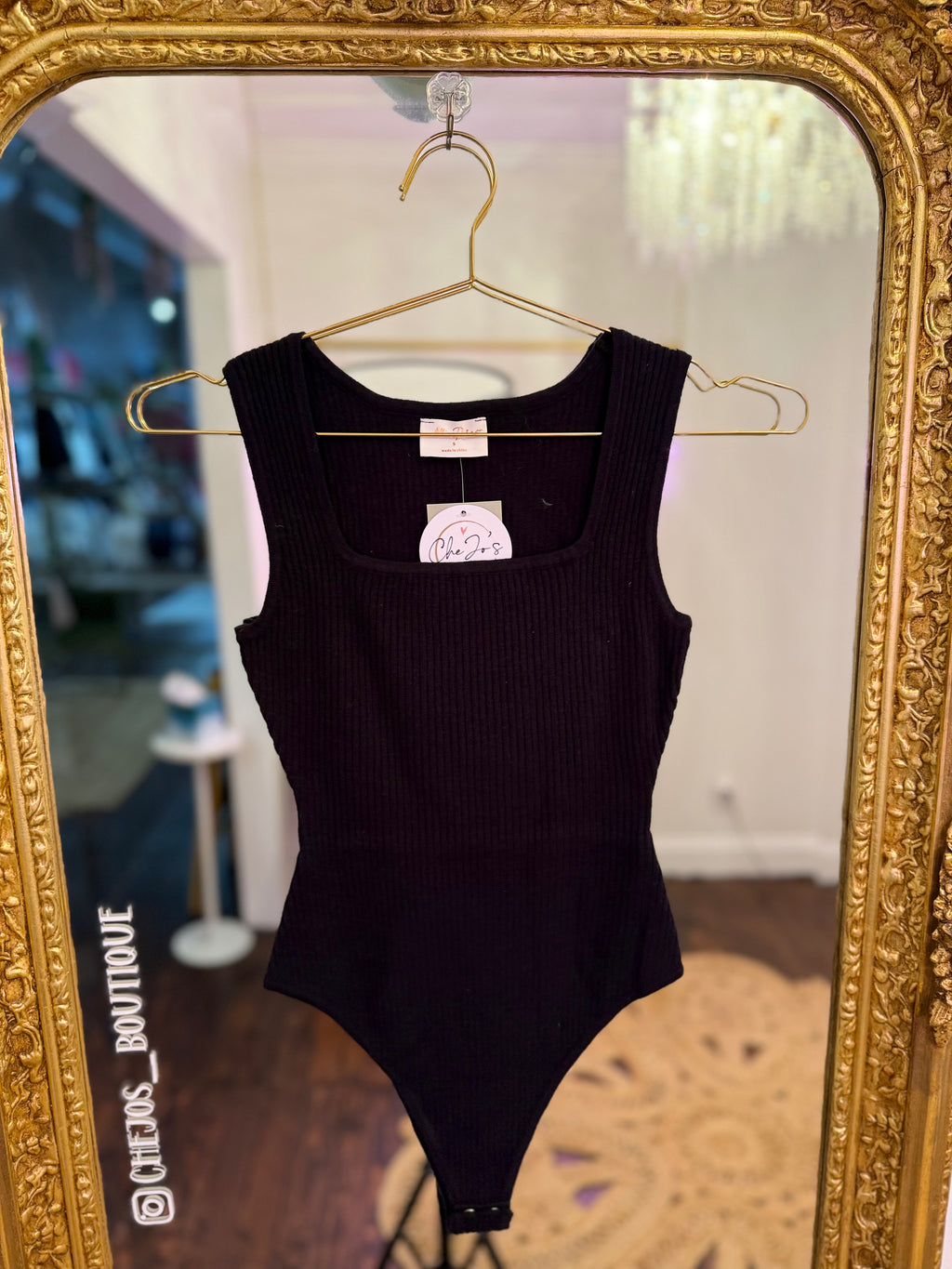 Louise Fine Ribbed Bodysuit