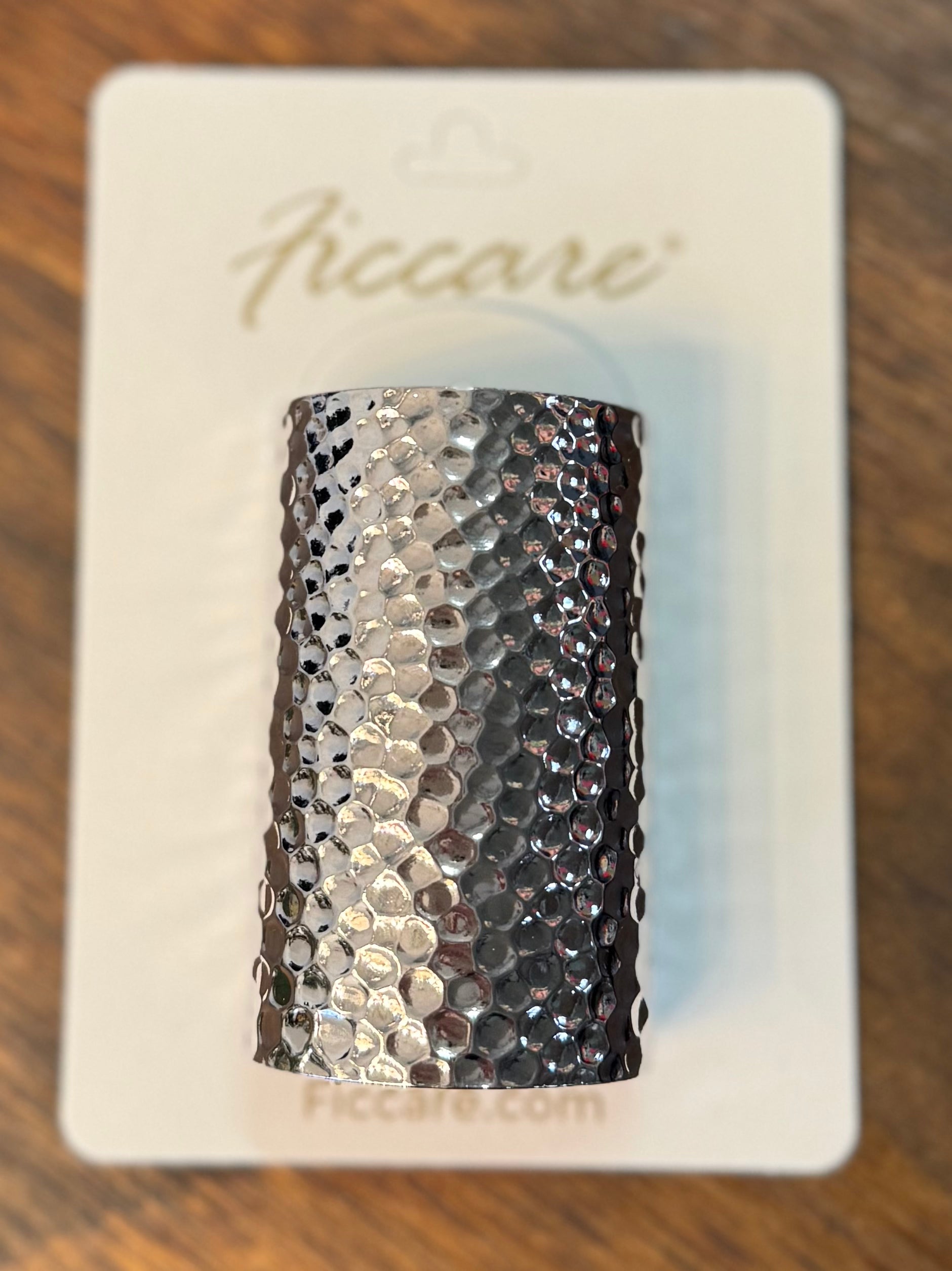 Calista Cuff Hammered Pony Holder