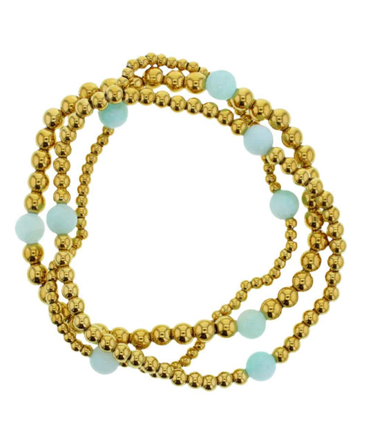 Riviera Gemstone Beaded Bracelets