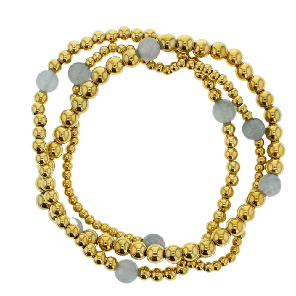 Riviera Gemstone Beaded Bracelets