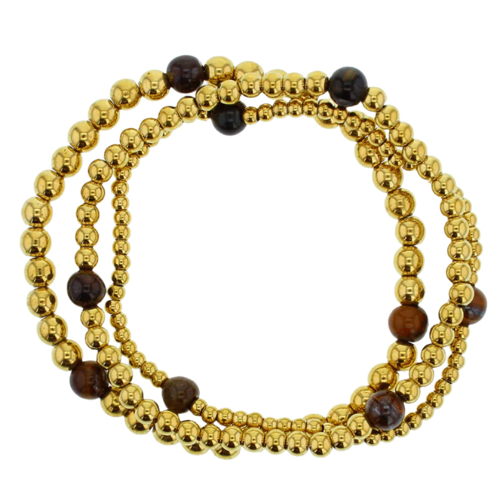 Riviera Gemstone Beaded Bracelets