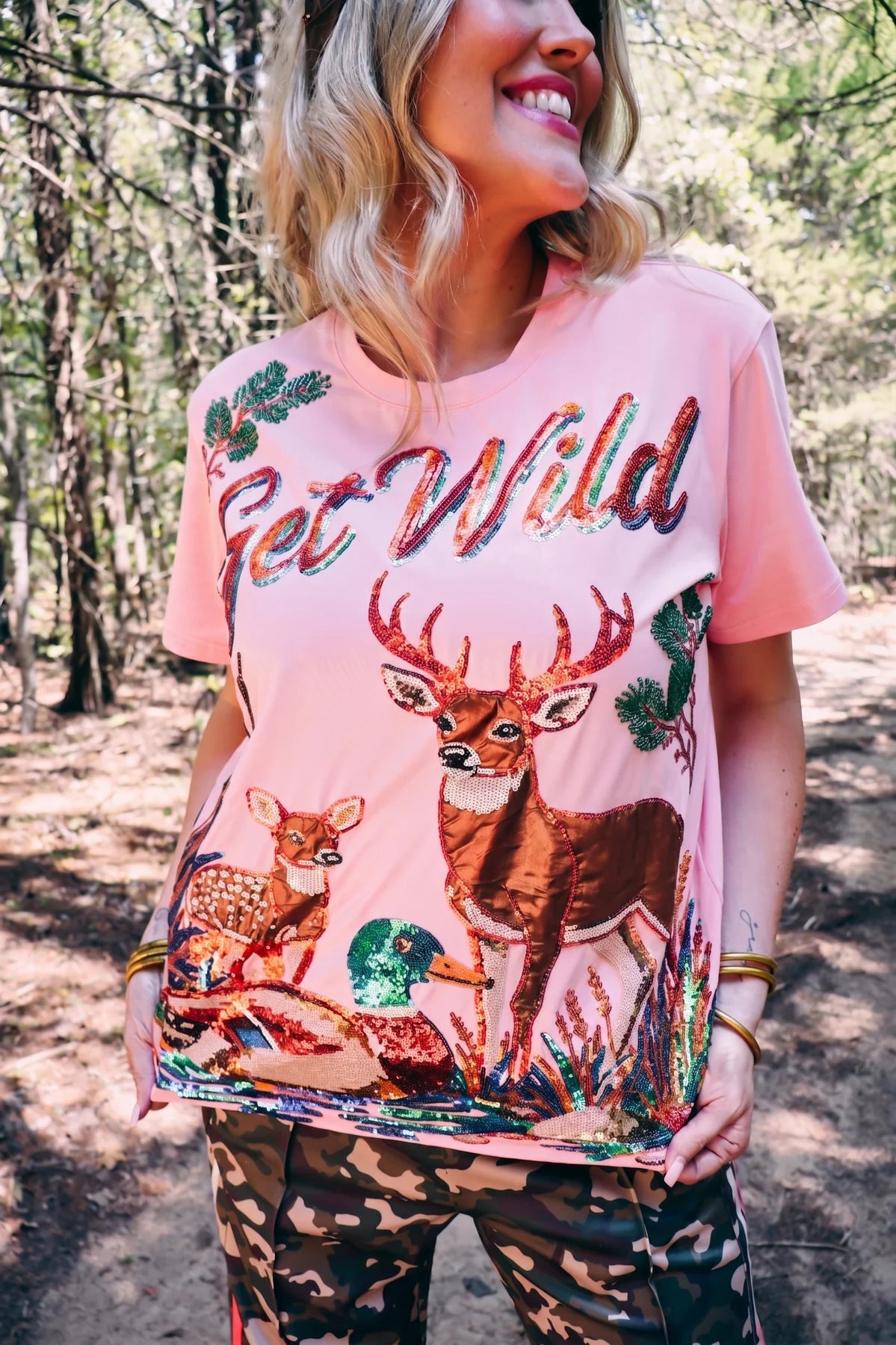 Get Wild Sparkle Graphic Tee | Brianna Cannon