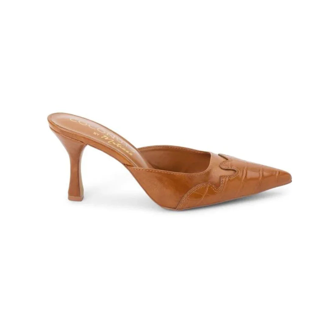 Greer Tan Croc Heel