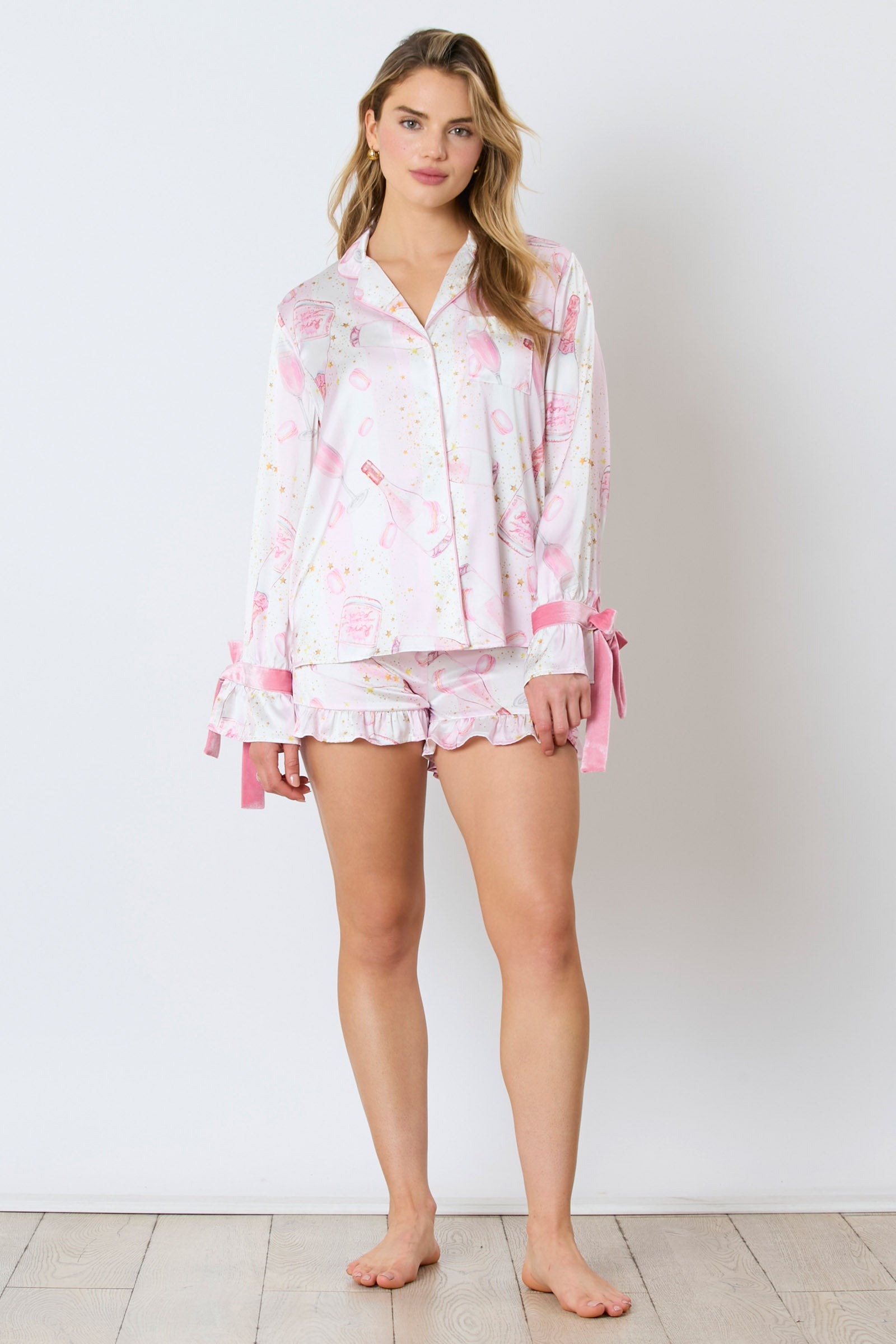 Pink Champagne Dreams Pajama Set