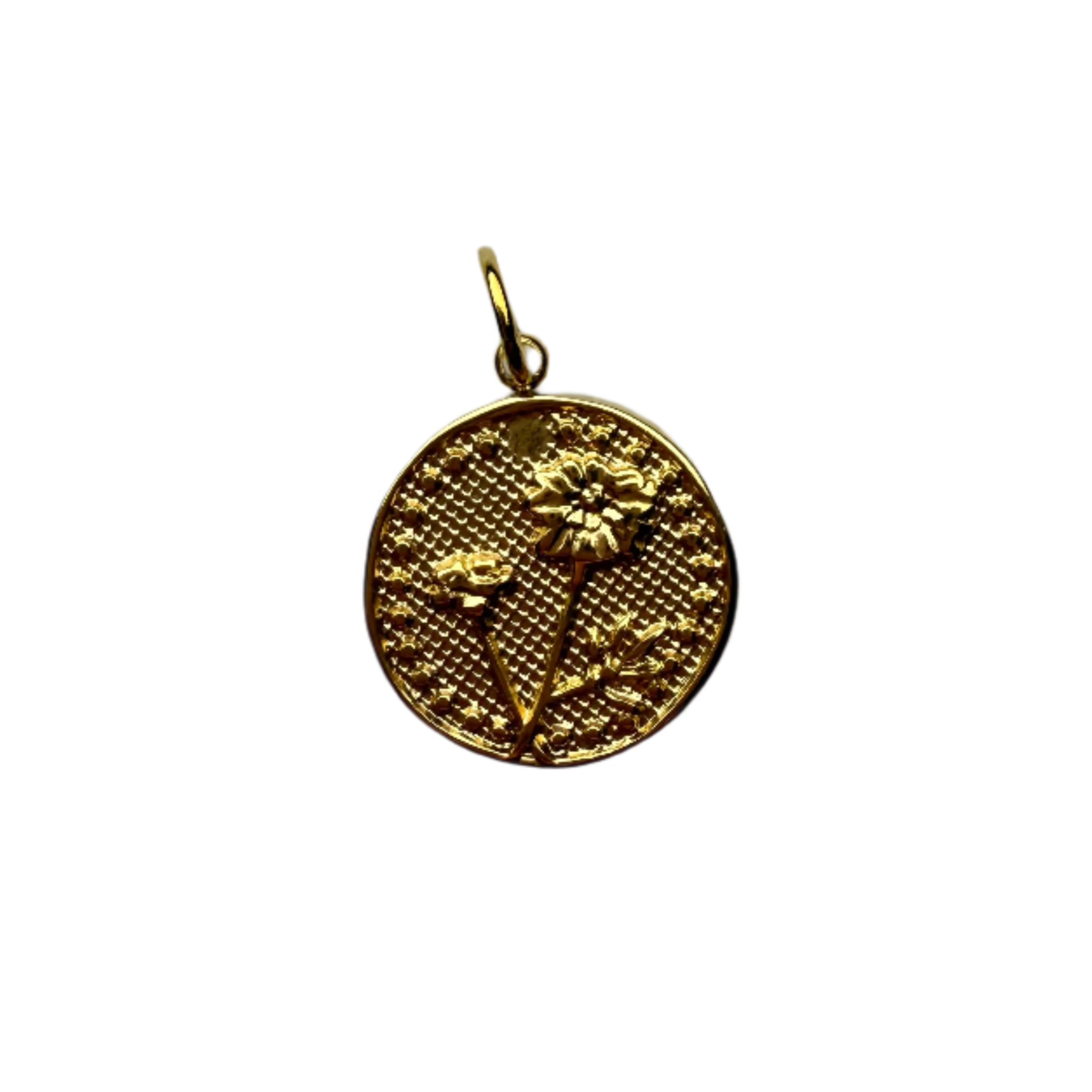 Birth Flower Charm