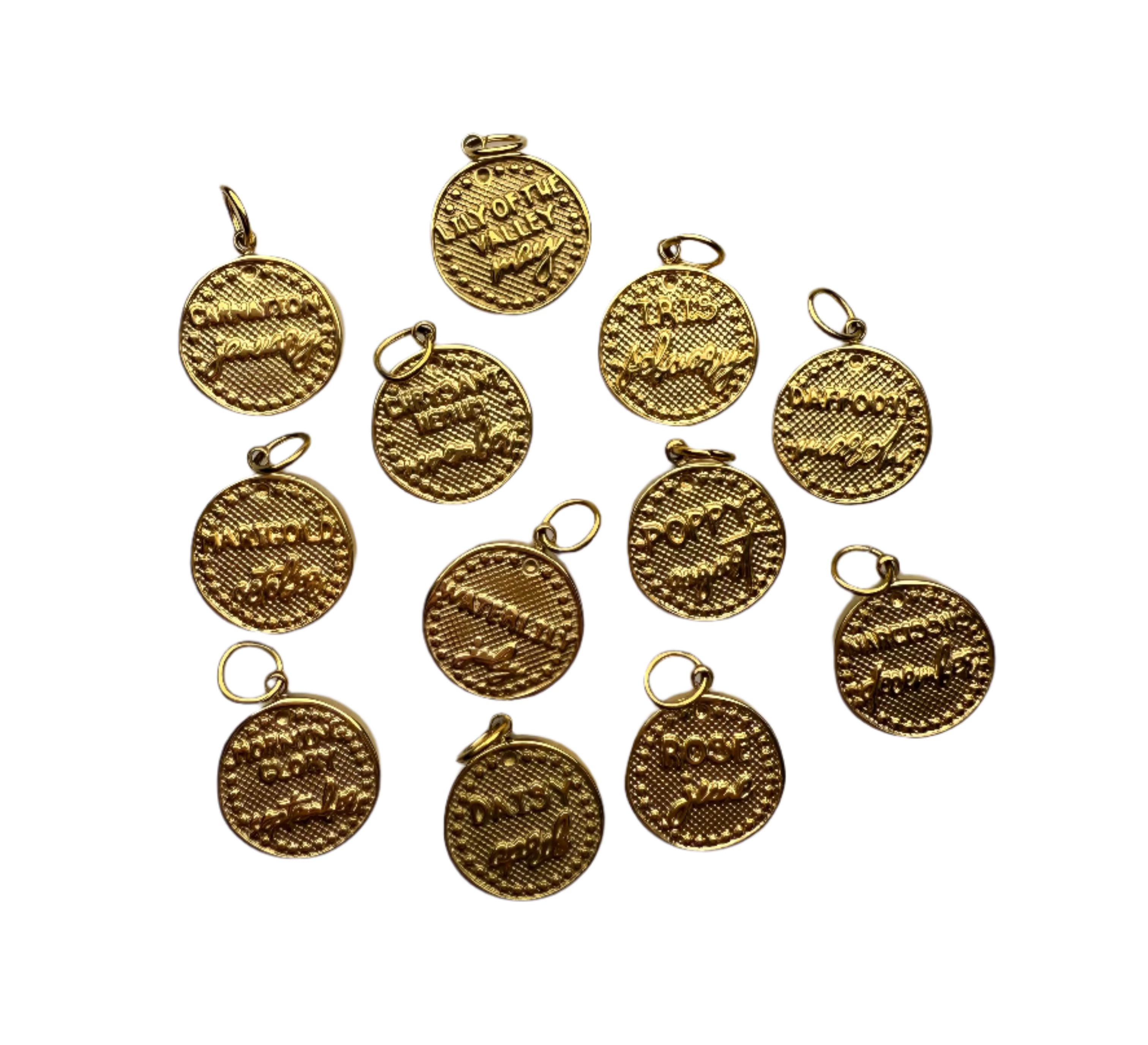 Birth Flower Charm