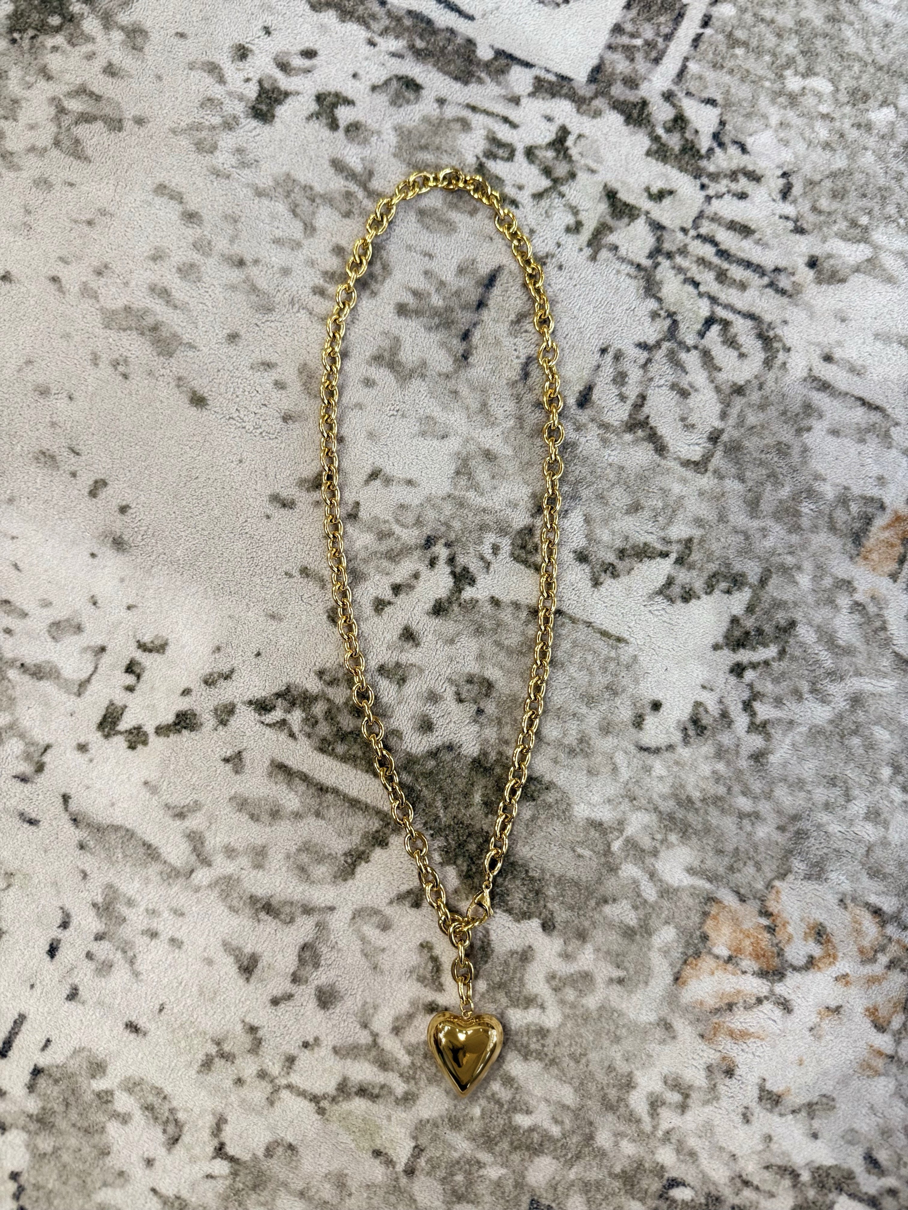 Adjustable Heart Chain Necklace