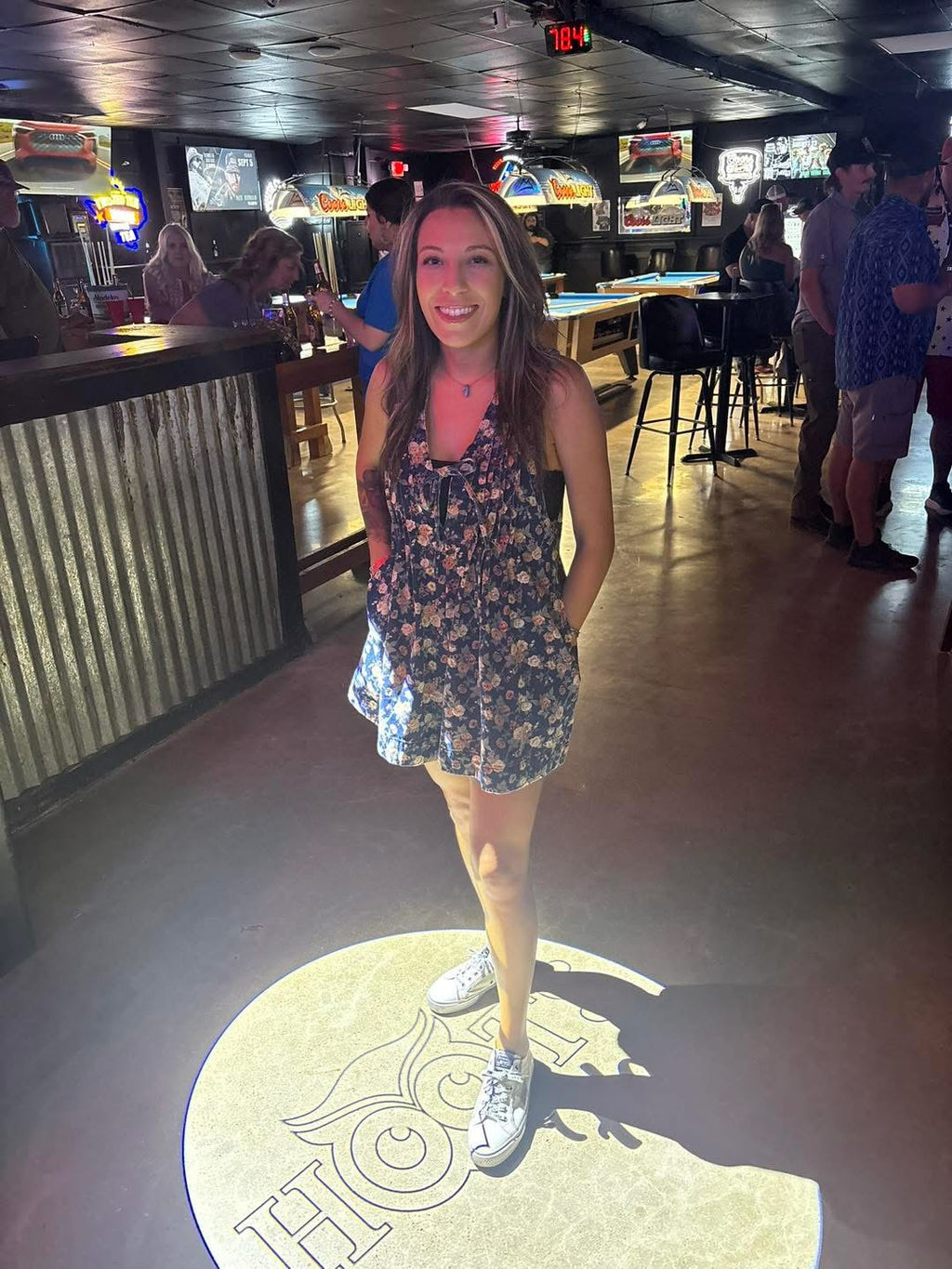 Maiya Pleated V-Neck Sleeveless Romper