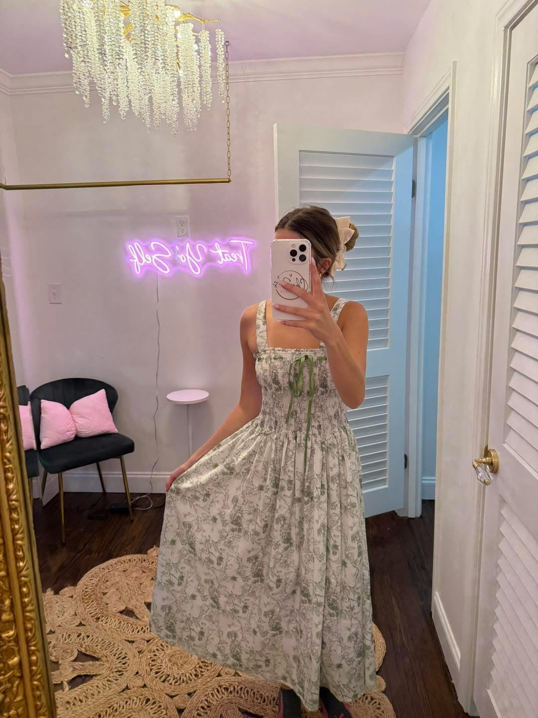 Alyssa Floral Midi Dress