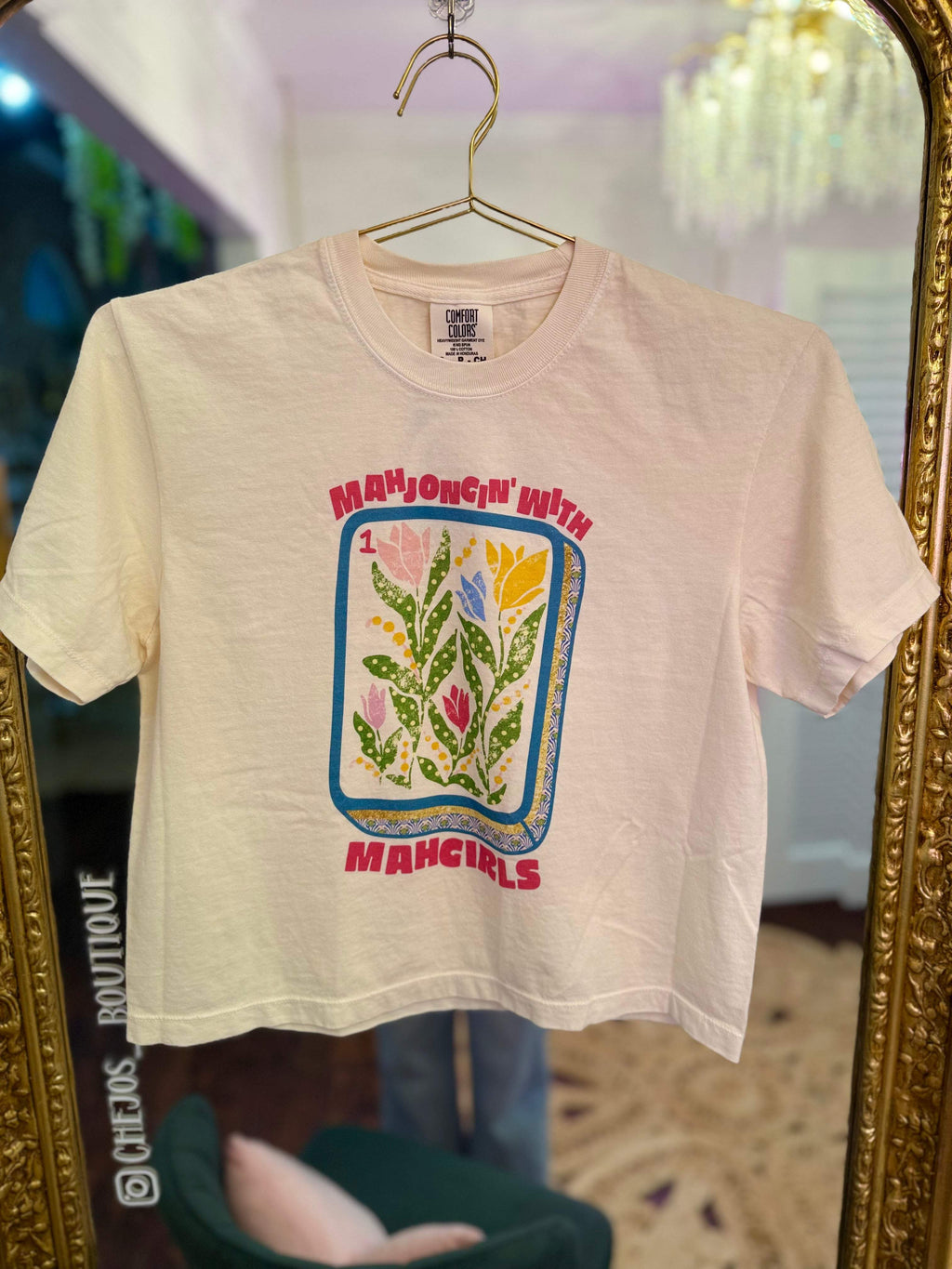 Mahjongin' with Mahgirls Crop Tee | PLUS SIZE AVAILABLE