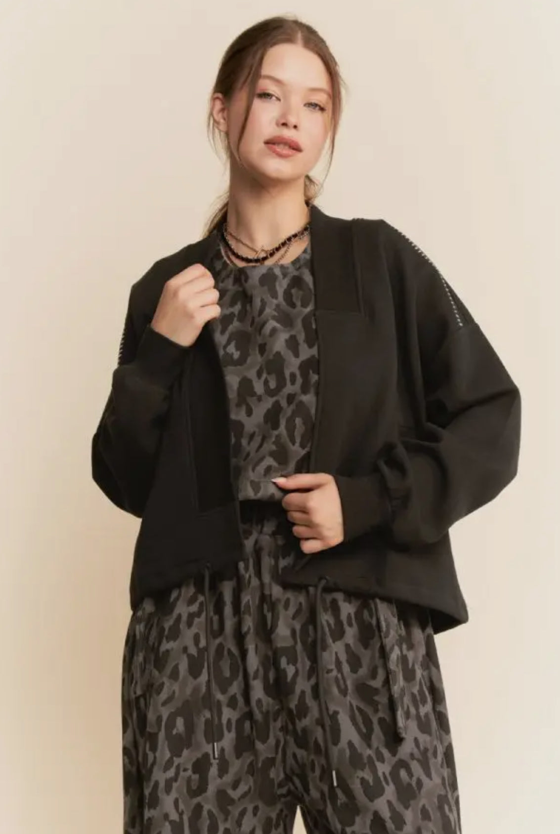 Millie Plus Drawstring Jacket