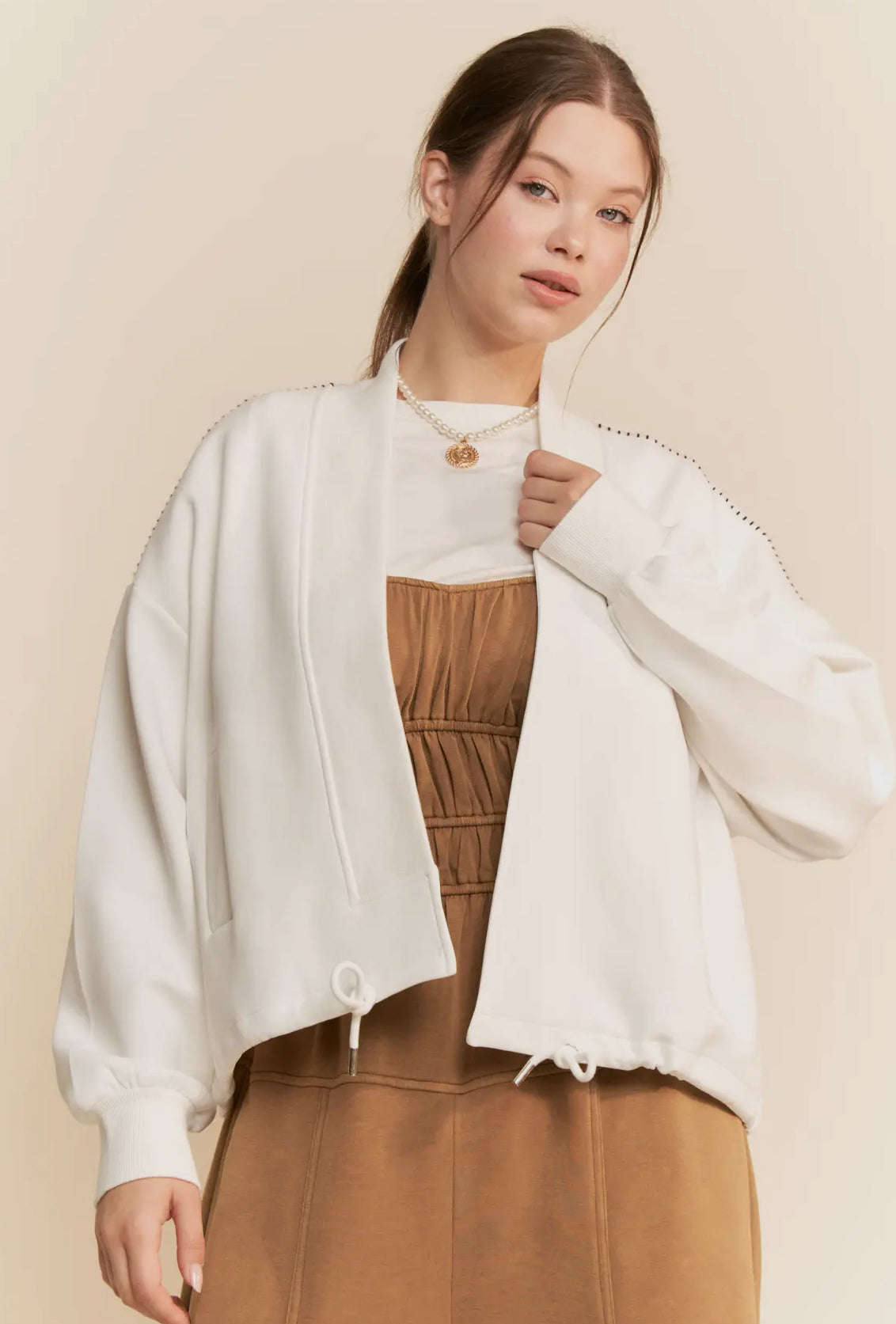 Millie Plus Drawstring Jacket