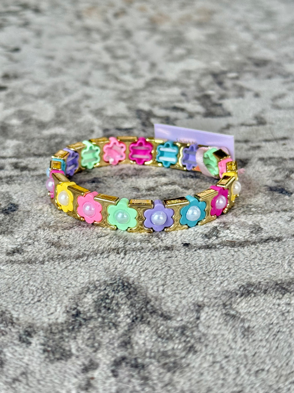 Florence Colorful Enamel Stretch Bracelet