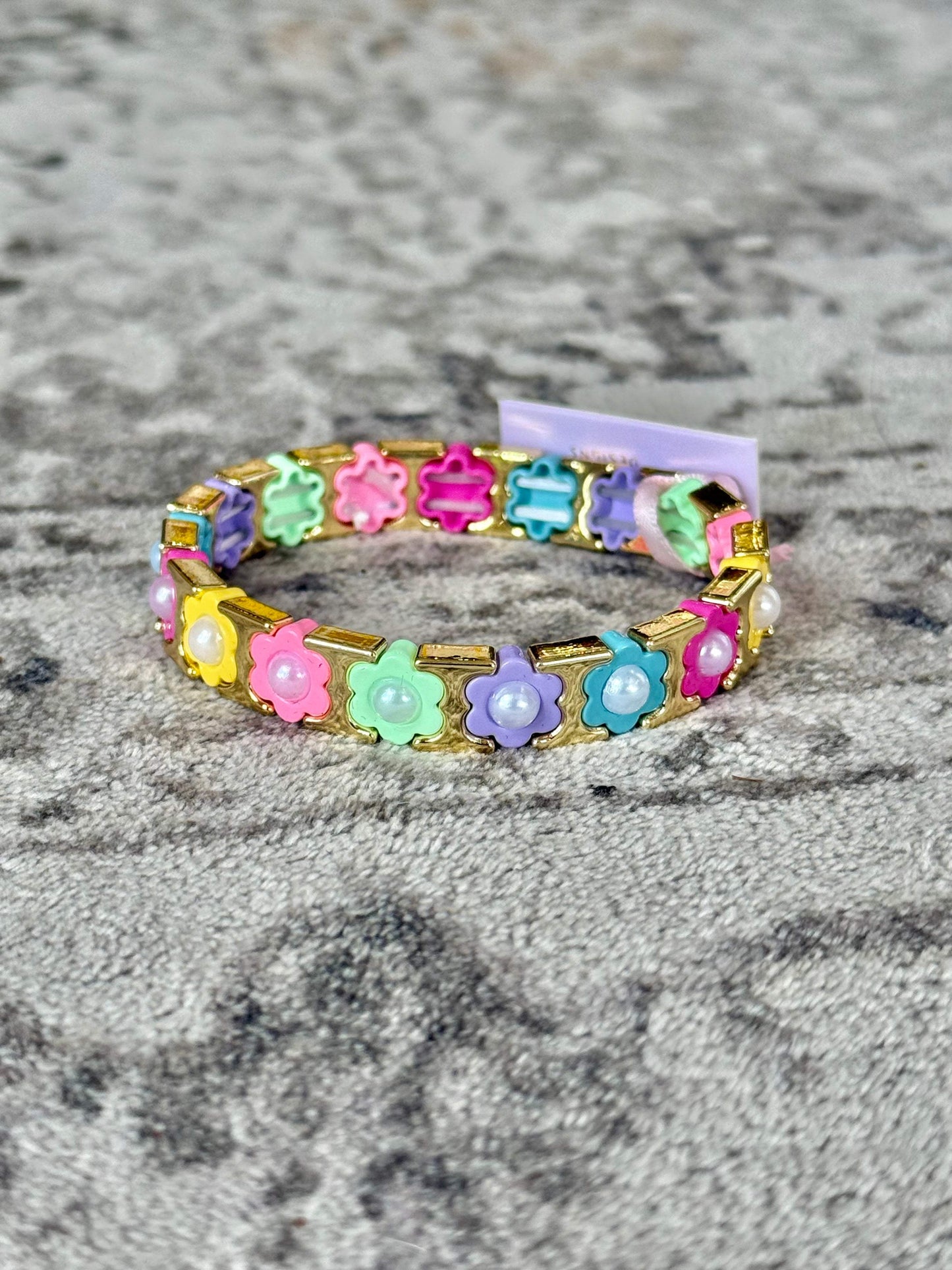 Florence Colorful Enamel Stretch Bracelet